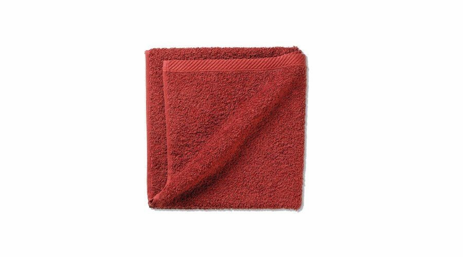 KELA Ručník LADESSA 100% bavlna 30 x 50 cm červená KL-23318