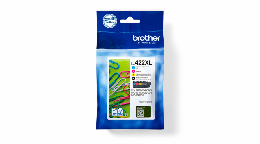 Brother LC-422 XL Value Pack C/M/Y/BK