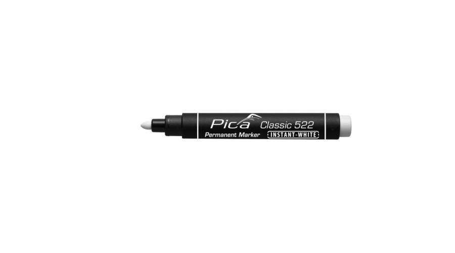 Pica Permanent Marker INSTANT white, Bullet Tip, 1-4mm