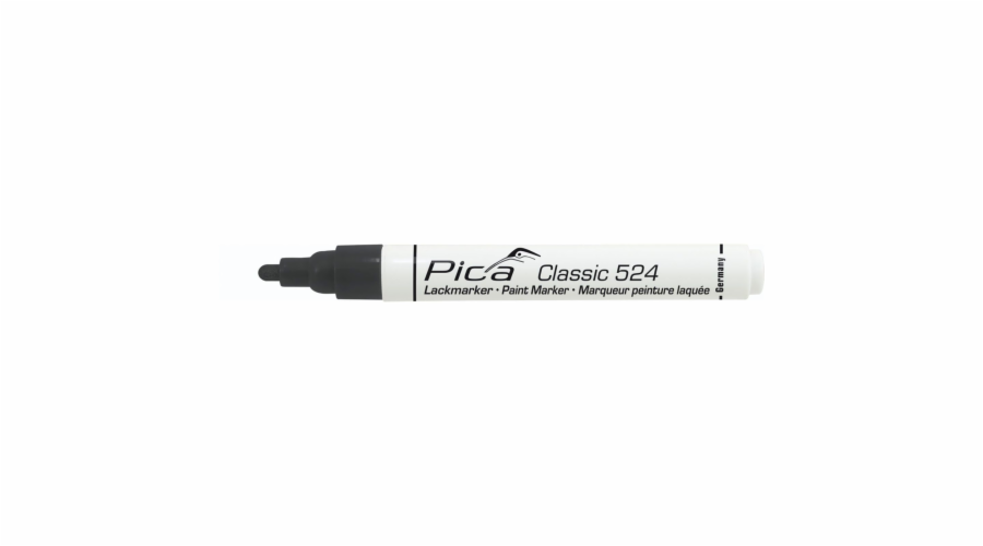 Pica Classic Industrial Paint Marker, 2-4mm bullet tip, black