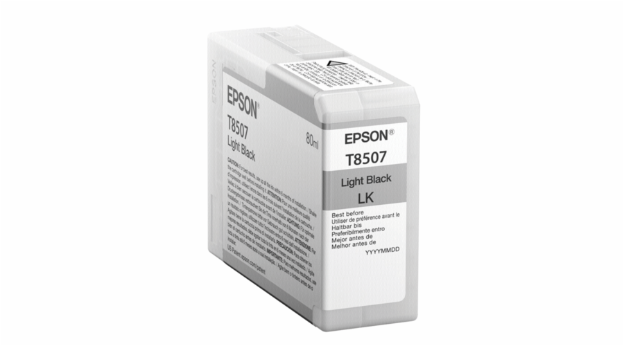 Epson cartridge svetle cerna T 850 80 ml T 8507