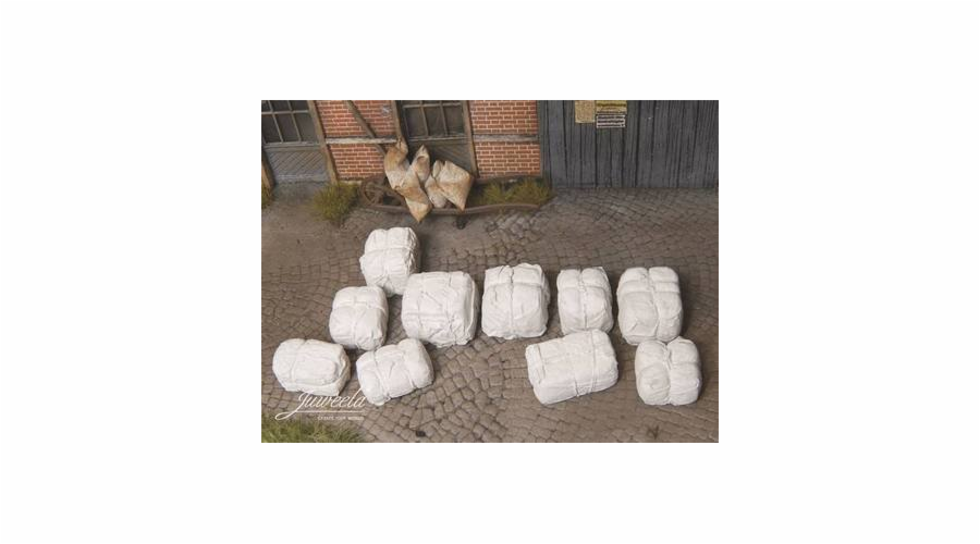 Juweela: Bílé balíčky surovin (10 ks)
