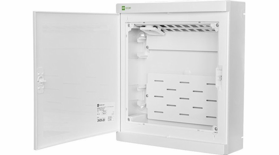 Elektroplastické modulární rozváděcí multimedia namontované elegantní 2x12 bílé dveře 2425-20