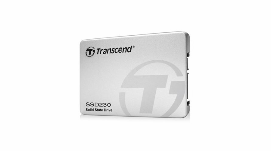 TRANSCEND SSD230S 1TB SSD disk 2.5 SATA III, 3D TLC, Aluminium casing, 560MB/s R, 500MB/s W, stříbrný