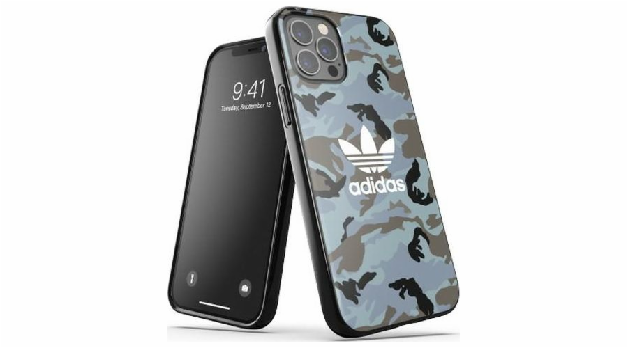 Adidas Adidas OR SnapCase Camo iPhone 12/12 Pro modrá/černá 43702