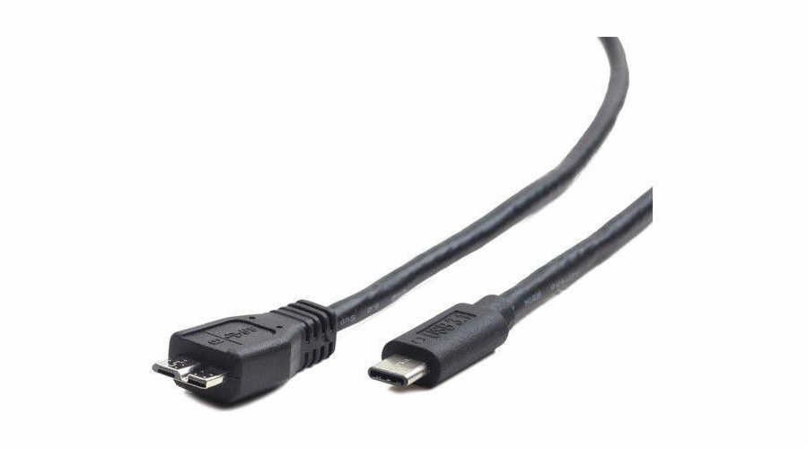 Gembird USB-C - microUSB kabel 1m černý (CCP-USB3-MBMCM-1M)
