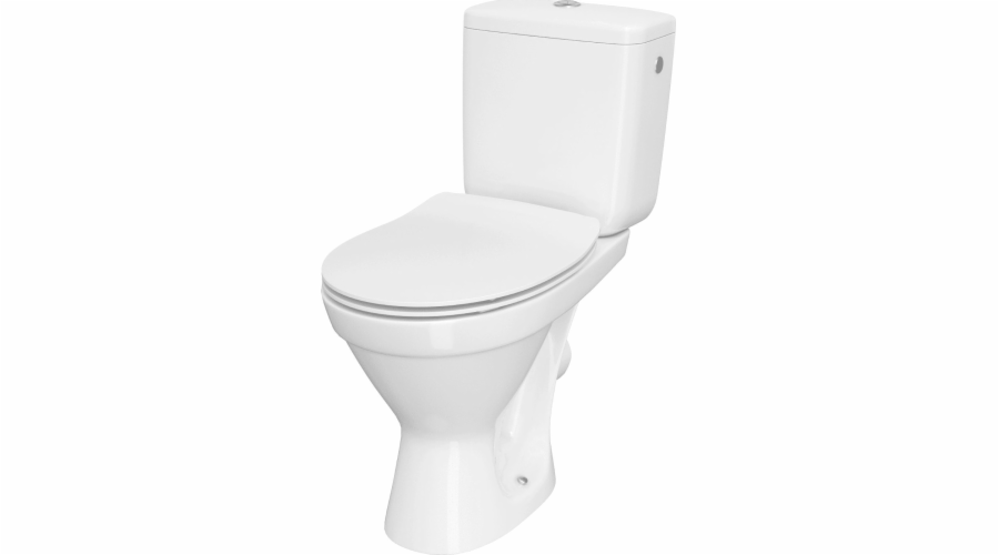 Kompaktní toaleta Cersanit Paros Slim 3/6 l s volně padající deskou