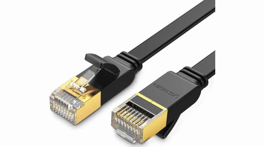 Ugreen Flat Network Cable Ugreen Ethernet RJ45, Cat.7, STP, 3M (černá)