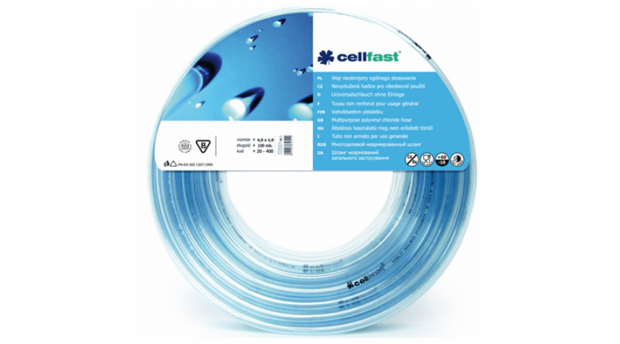 Cellfast bez Tidy hadice obecného použití pro stojan 10 x 1,5 mm 100 m (20-664)