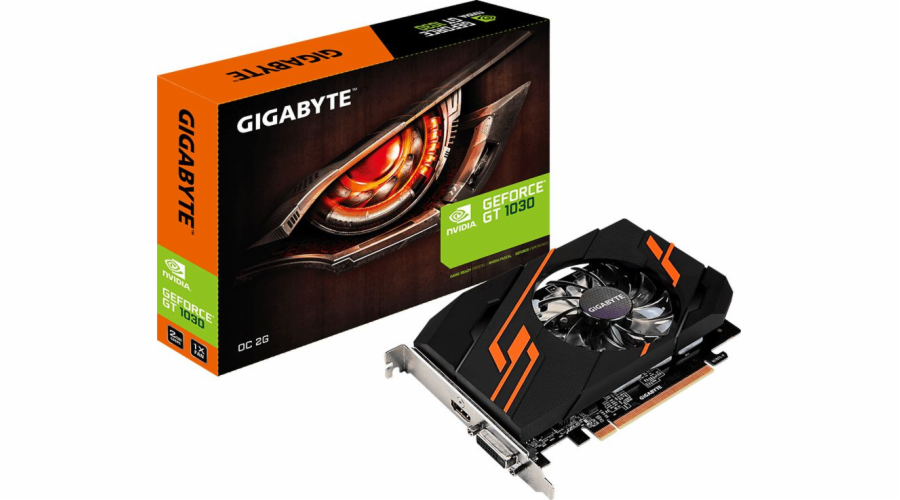 Grafická karta Gigabyte Geforce GT 1030 OC 2GB GDDR5 (GV-N1030OC-2GI)