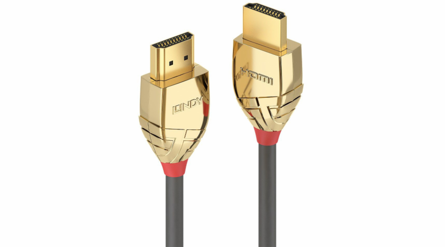 Lindy HDMI kabel - HDMI 7,5m zlato (37865)