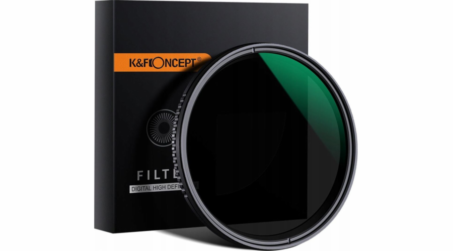 Filtr K&F Filter ND FILTR 82MM Nastavitelný šedý fader nd8 -nd2000 KF () - 101386