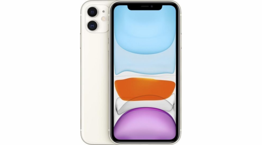 Apple iPhone 11 64GB Dual SIM smartphone bílý (MHDC3)