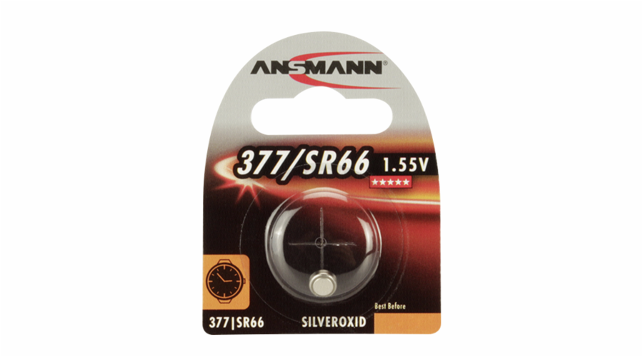 10x1 Ansmann 377 Silveroxid SR66 VPE Innen box