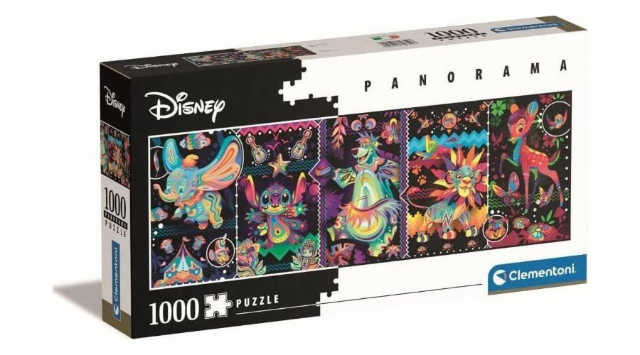 Puzzle 1000 dílků Panorama Collection Disney Classics