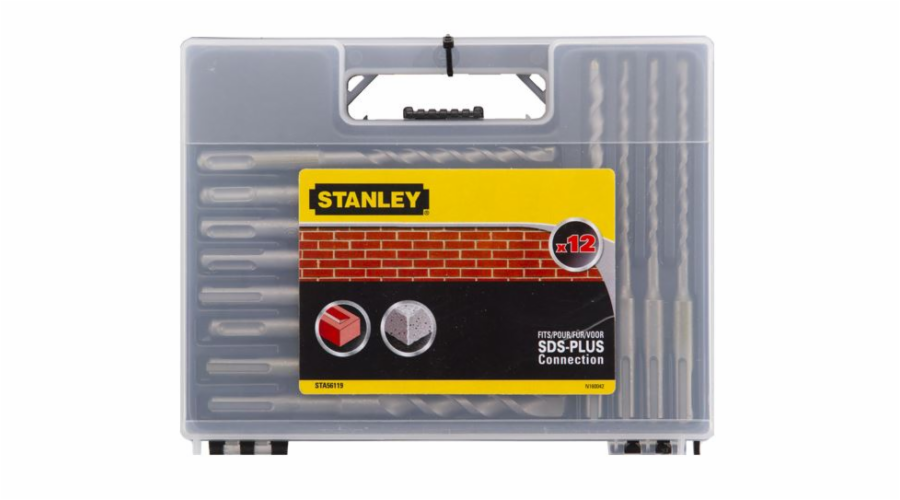 Sada vrtáků Stanley do betonu SDS+ 6 10 12 14 8 mm (STA56119)