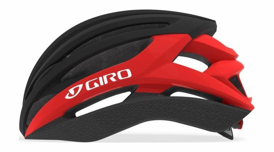Giro Road Helmet Syndax Matte Black Bright Red, M (55-59 cm)