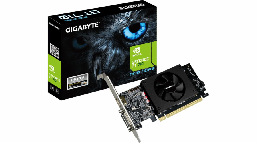 Grafická karta Gigabyte Geforce GT 710 2GB GDDR5 (GV-N710D5-2GL)