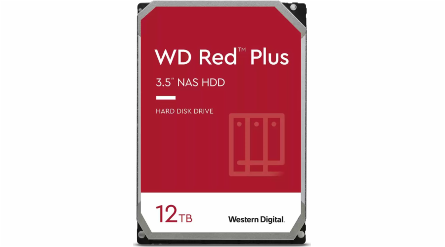 Server Drive WD WD Red Plus 12 TB 3.5 '' SATA III (6 GB/S) (WD120EFBX)