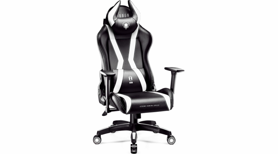 Židle Diablo X-Horn 2.0 Černé a bílé křeslo (velikost L)