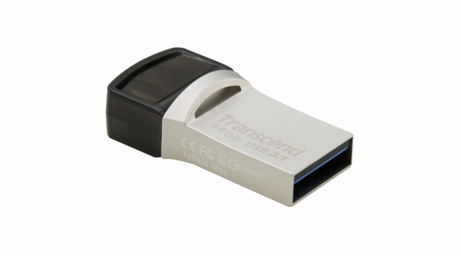 Transcend JetFlash 890S 64GB OTG USB Typ-C + USB 3.1 TS64GJF890S