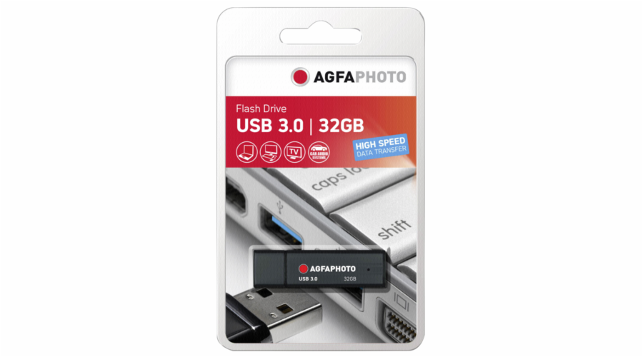 AgfaPhoto USB 3.0 cerna 32GB 10570