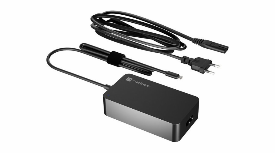 Nabíječka Natec GRAYLING 45W USB-C pro notebooky, tablety, smartphony