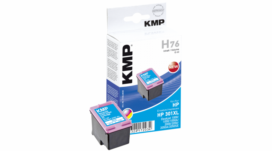 KMP H76 cartridge barevna kompatibilni s HP CH 564 EE