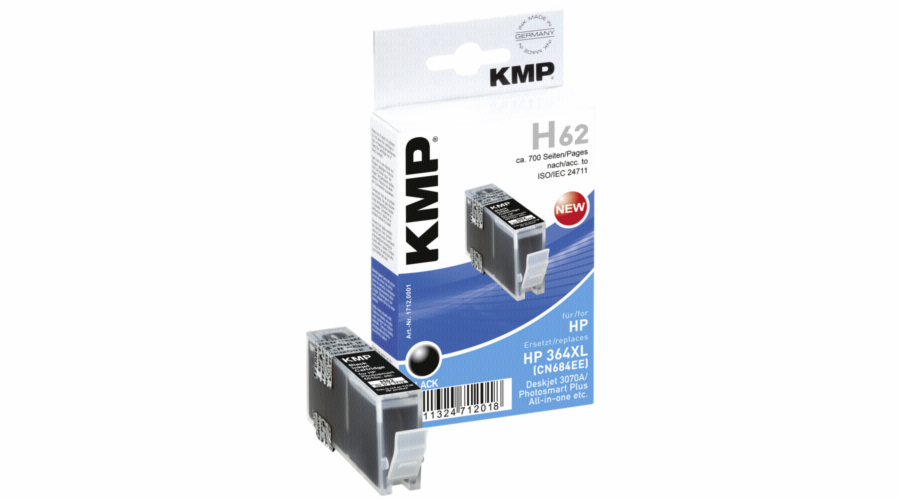 KMP H62 cartridge cerna komp. m. HP CN 684 EE No. 364 XL