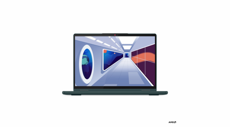 Lenovo YOGA 6 13ABR8 Ryzen 5 7530U/16GB/512GB SSD/13,3"/WUXGA/IPS/300nitů/touch/Pero/FPR/3r On--Site/WIN11 Home/zelená