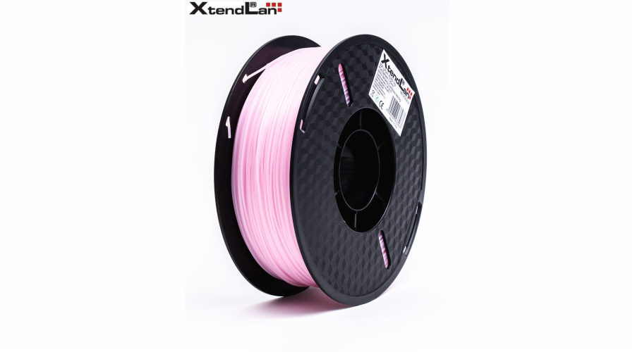 XtendLAN PLA filament 1,75mm svítící červený 1kg