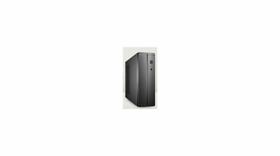 CRONO skříň MT-ITX3 Midi Tower, bez zdroje, černá