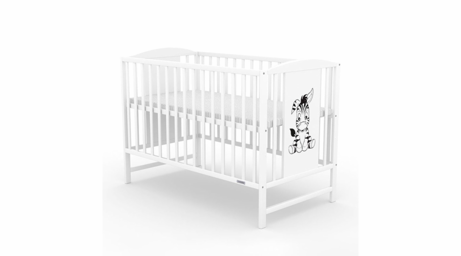 Dětská postýlka New Baby POLLY Zebra bílá