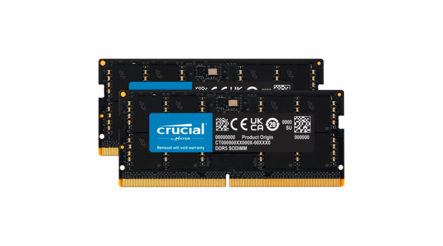 Crucial DDR5-5600 Kit 96GB 2x48GB SODIMM CL46 (16Gbit)
