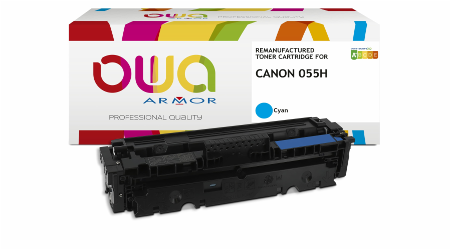 ARMOR Canon CRG-055H - kompatibilní OWA Armor toner kompatibilní s Canon CRG-055H C, 5900st, modrá/cyan
