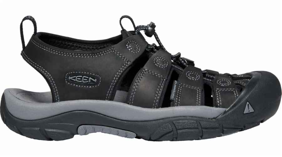 Pánské sandály Keen Newport Black/Steel Grey Velikost 45 (1022247)
