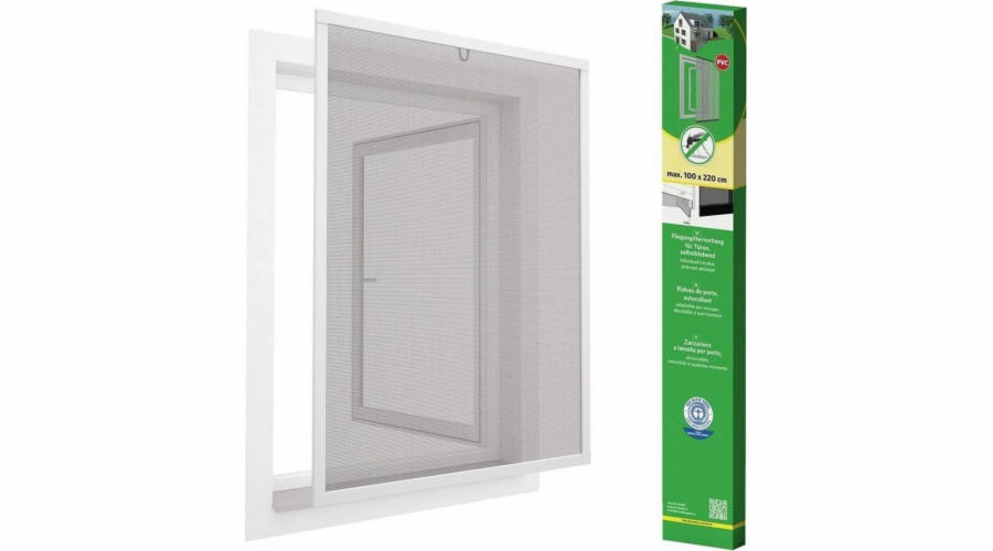 Okenní moskytiéra s hliníkovým rámem 100 x 120 cm bílá