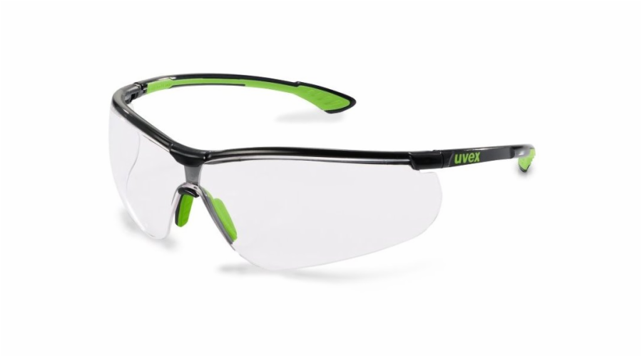 UVEX Brýle straničkové Sportstyle, PC čirý/2C-1,2; sv. excellence / lehké / sportovní design / barva černá, limetková