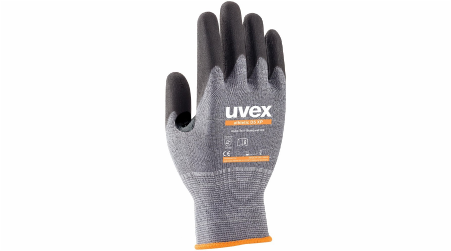 UVEX Rukavice Athletic D5 XP vel. 10 /suché , vlhké a mokré prostředí /odolnost proti proříznutí tř. D / pratelné