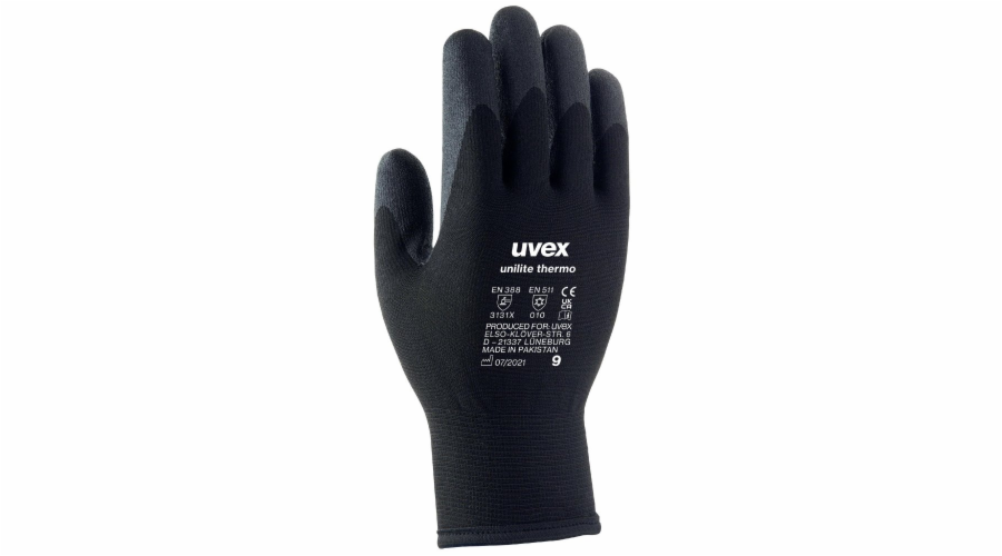 UVEX Rukavice Unilite thermo vel. 9 /přesné mechanické práce /suché a mírne vlhké prostředí /vysoká citlivost