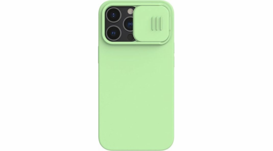 Nillkin Nillkin Camshield Silky Magnetic - Apple iPhone 13 Pro pouzdro s krytem fotoaparátu (máta zelená)