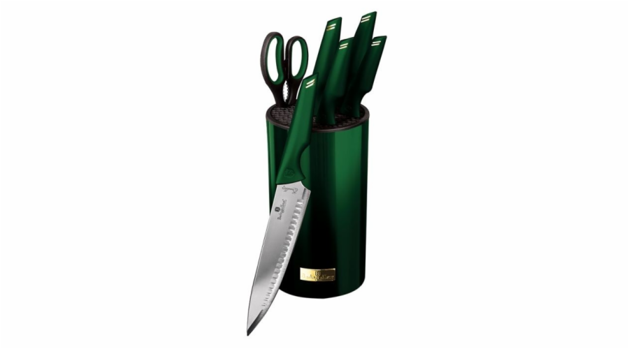 BERLINGERHAUS Sada nožů nerez 7 ks Emerald Collection ve stojanu BH-2794