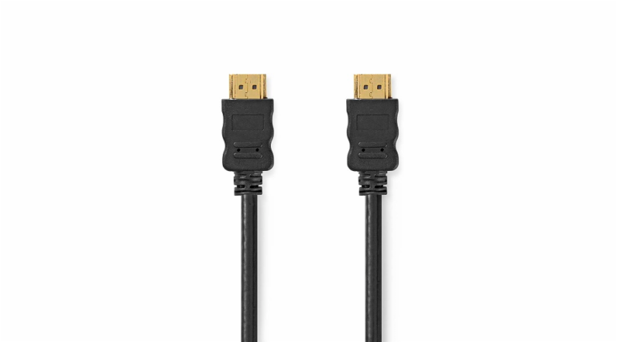 NEDIS High Speed HDMI 1.4 kabel s ethernetem/ 4K@30Hz/ zlacené konektory HDMI-HDMI/ černý/ bulk/ 1m
