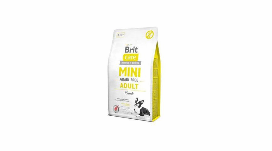 Brit Care Mini Grain Free Adult Lamb 2kg granule pro psy