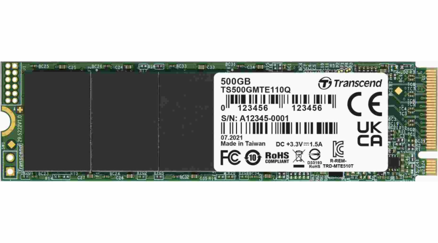 Transcend PCIe M.2 SSD 110Q 500GB