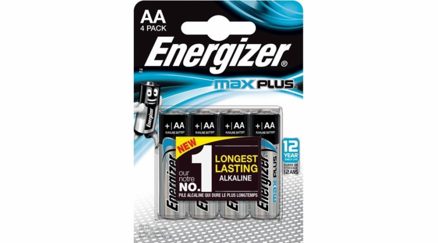 Energizer MAX Plus - Tužka AA/4 ks