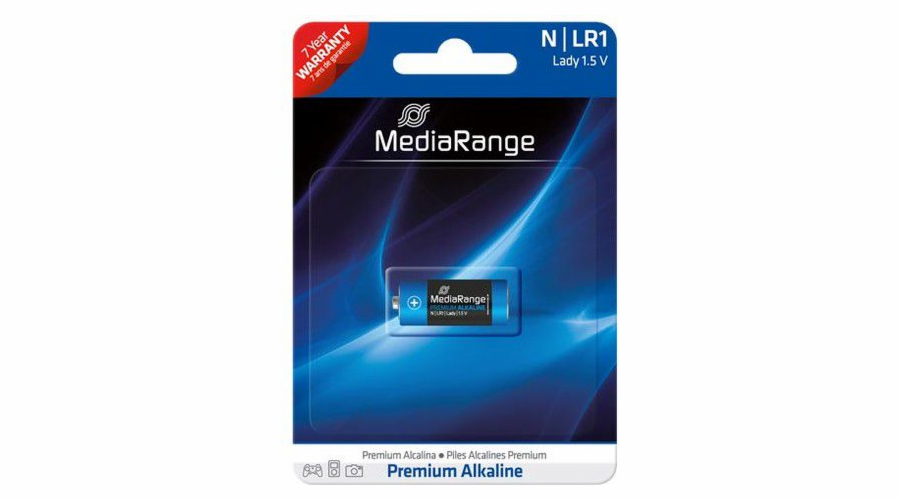 MediaRange Premium N / LR1 1ks MRBAT116 MediaRange Premium alkalická baterie Lady N, LR1, 1.5V