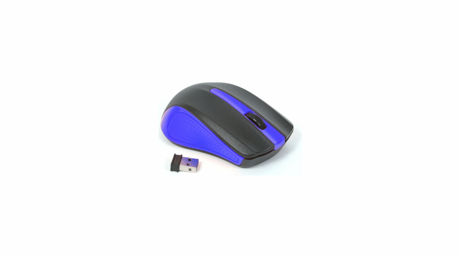 Omega myš bezdrátová OM0419BL, 1000 DPI, modrá