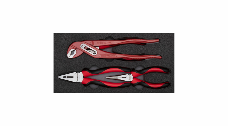 GEDORE red Pliers Set 2/6 module 4-pieces