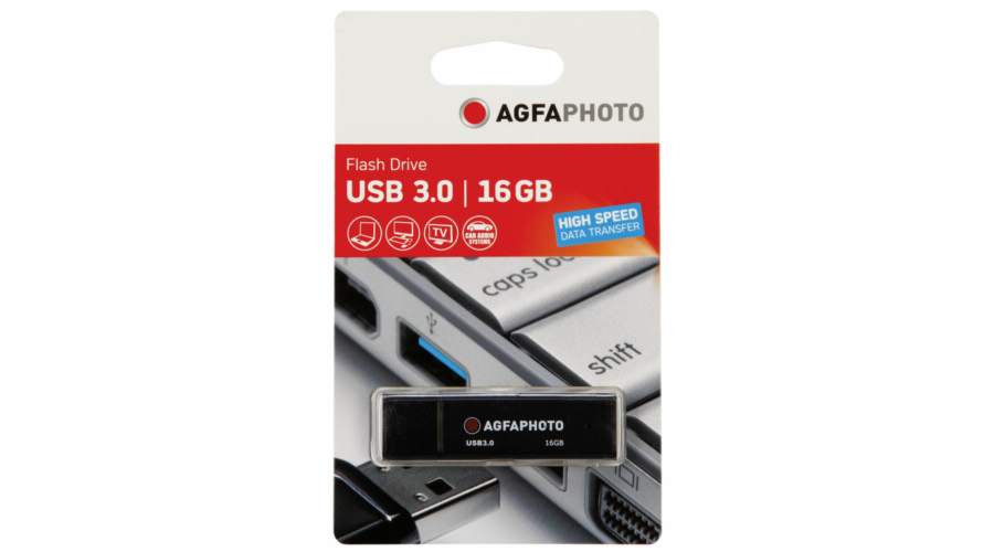 AgfaPhoto USB 3.0 cerna 16GB 10569